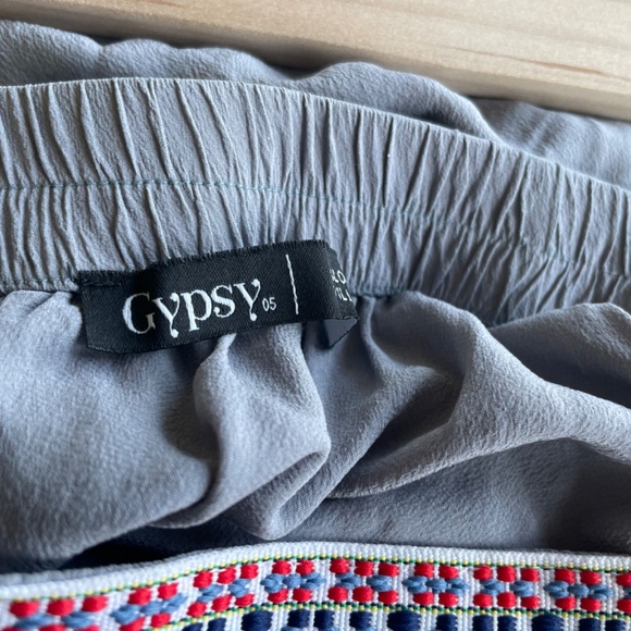 Gypsy 05 Silk Maxi Tube Dress Grey Cream Tie Dye - Picture 5 of 6